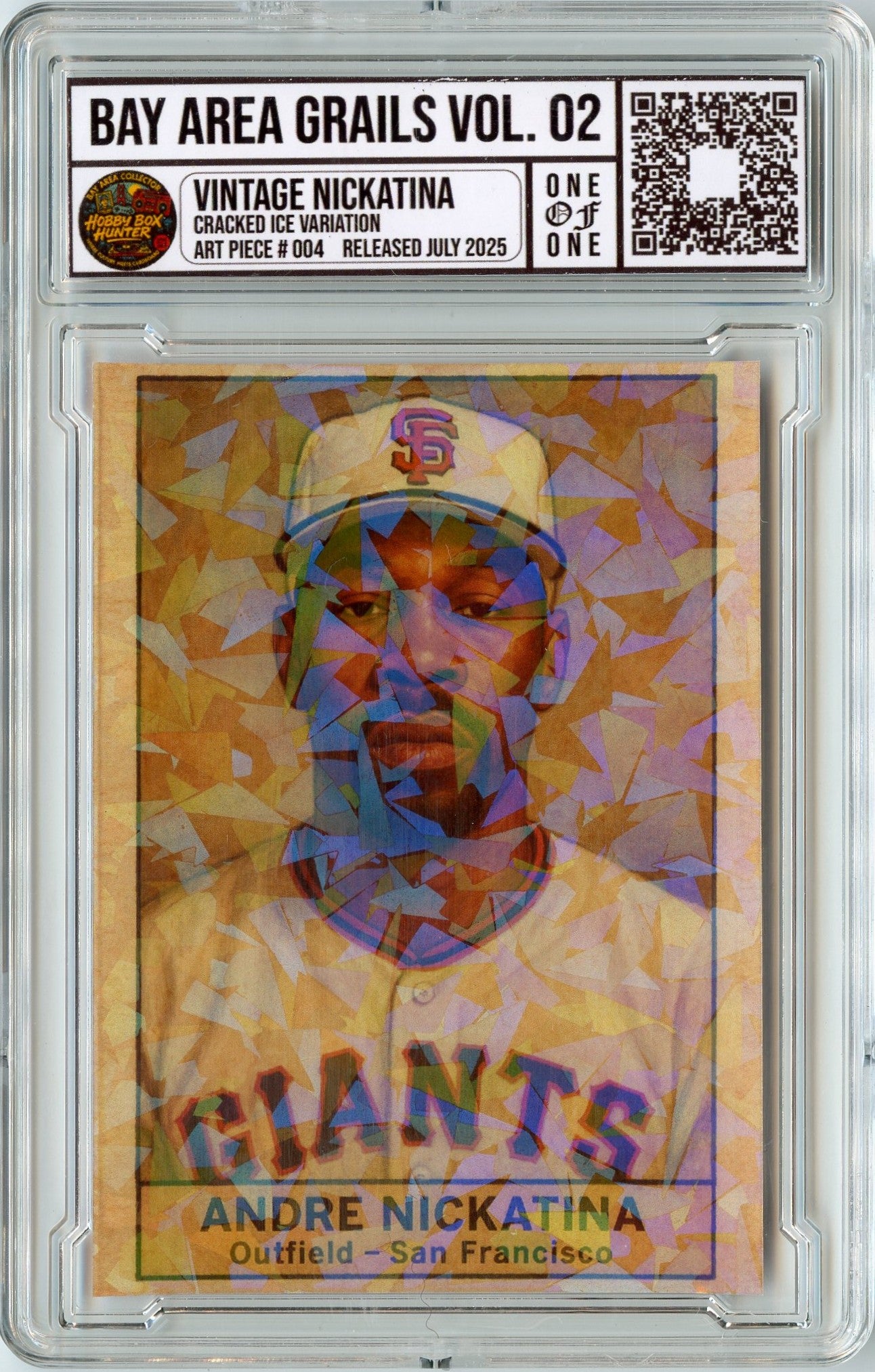 Vintage Nickatina (Cracked Ice) 1 of 1 Custom Art Card