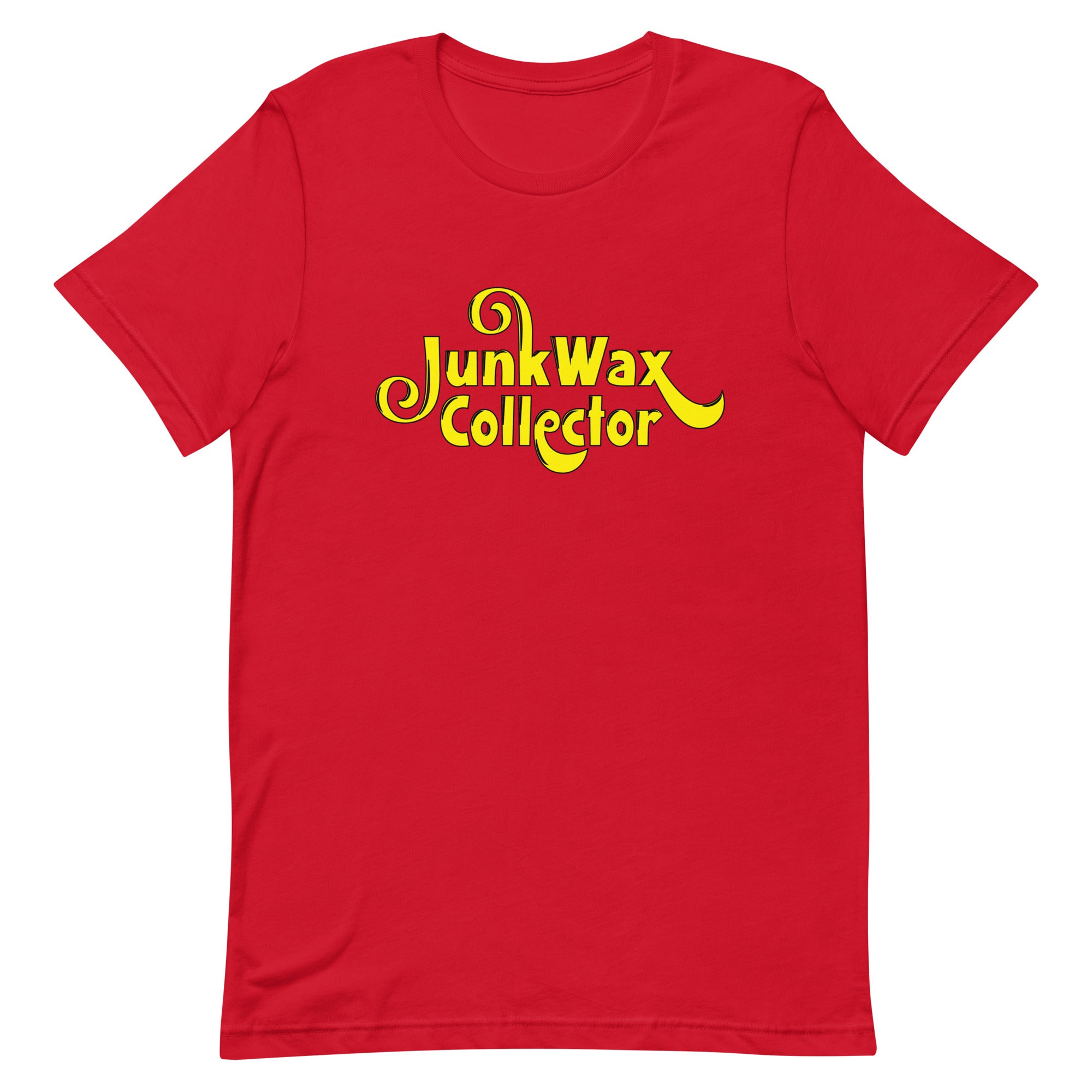 Junk Wax Collector Red Yellow Unisex T Shirt